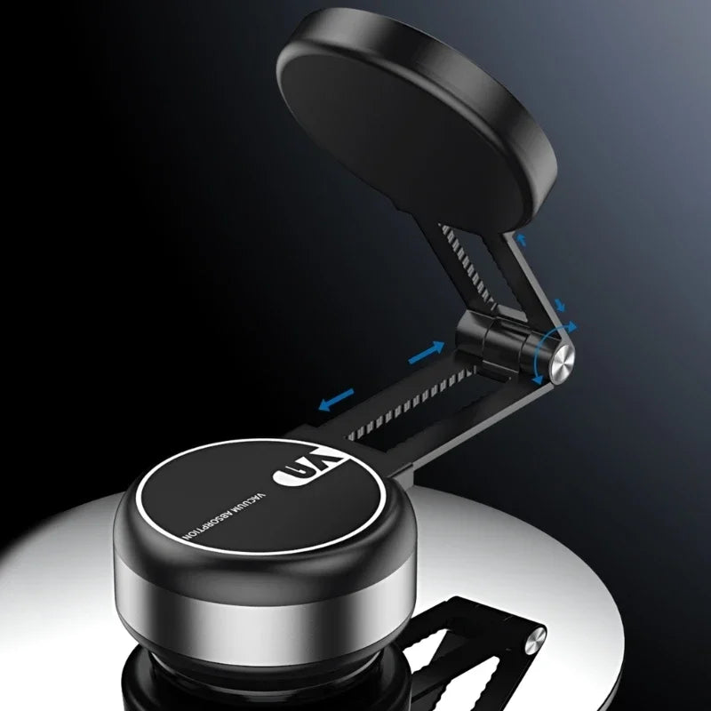 Car Mount Bracket Rack with Electric Vacuum Grip Nonslip Adjustable Dashboard Stand for 4.7" Phone Navigation Travel Use