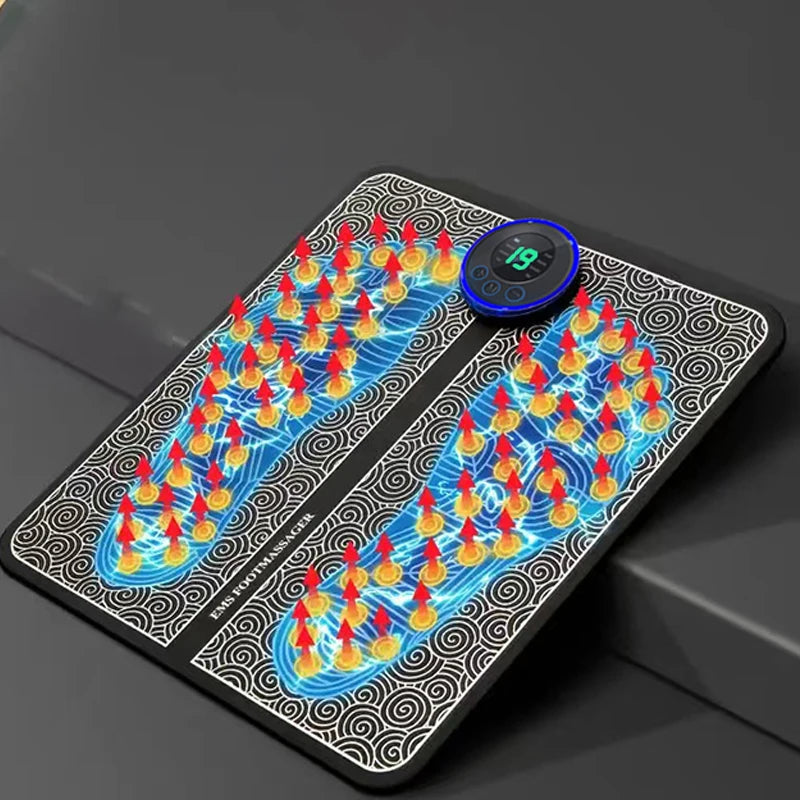 Portable Massage Foot Pad Massage Patch Massage Pen Cervical Neck and Back Full Body Massage Combination Set