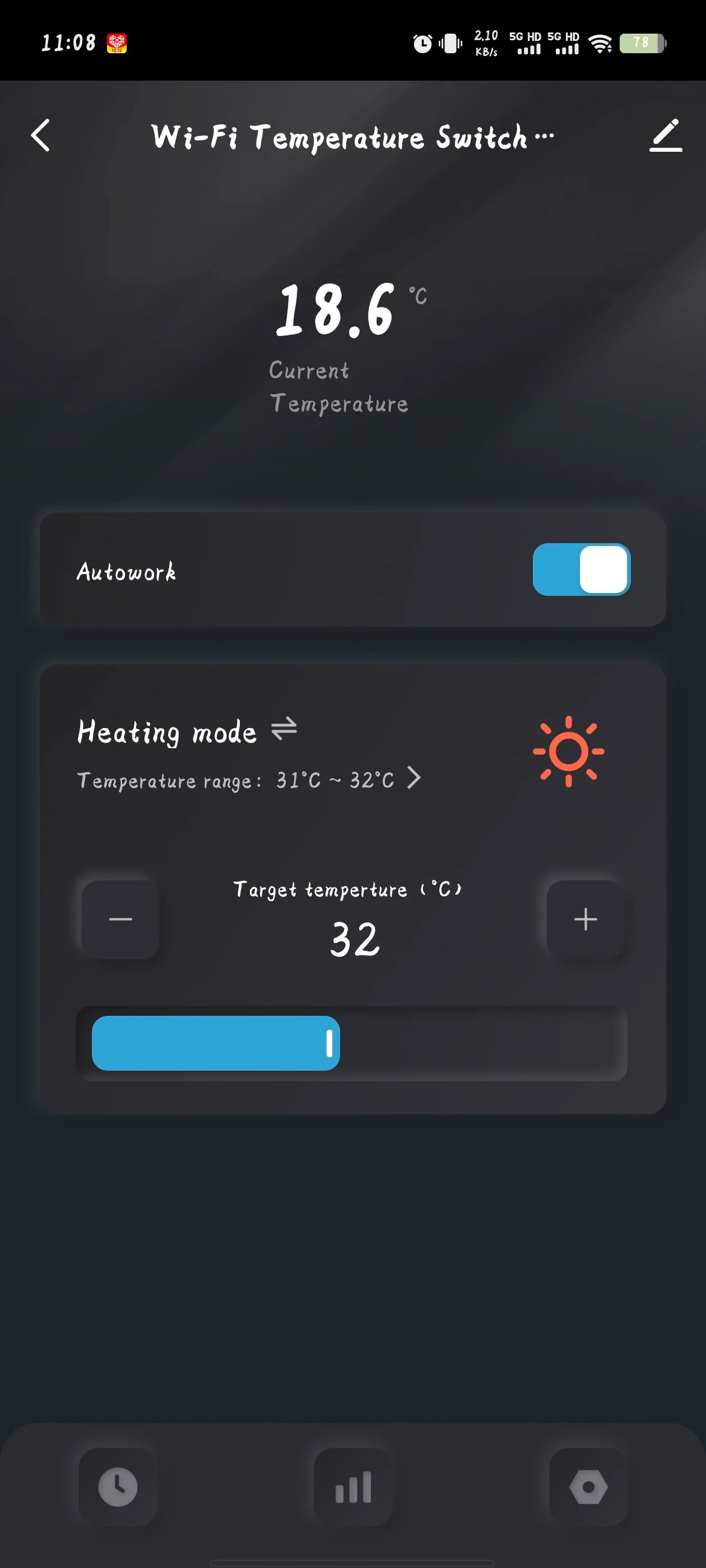 Smart Temperature Switch Tuya WiFi Smart Life Control 1 Gang 85-250V Monitoring Thermostat Passive Dry Contact Relay Match Alexa