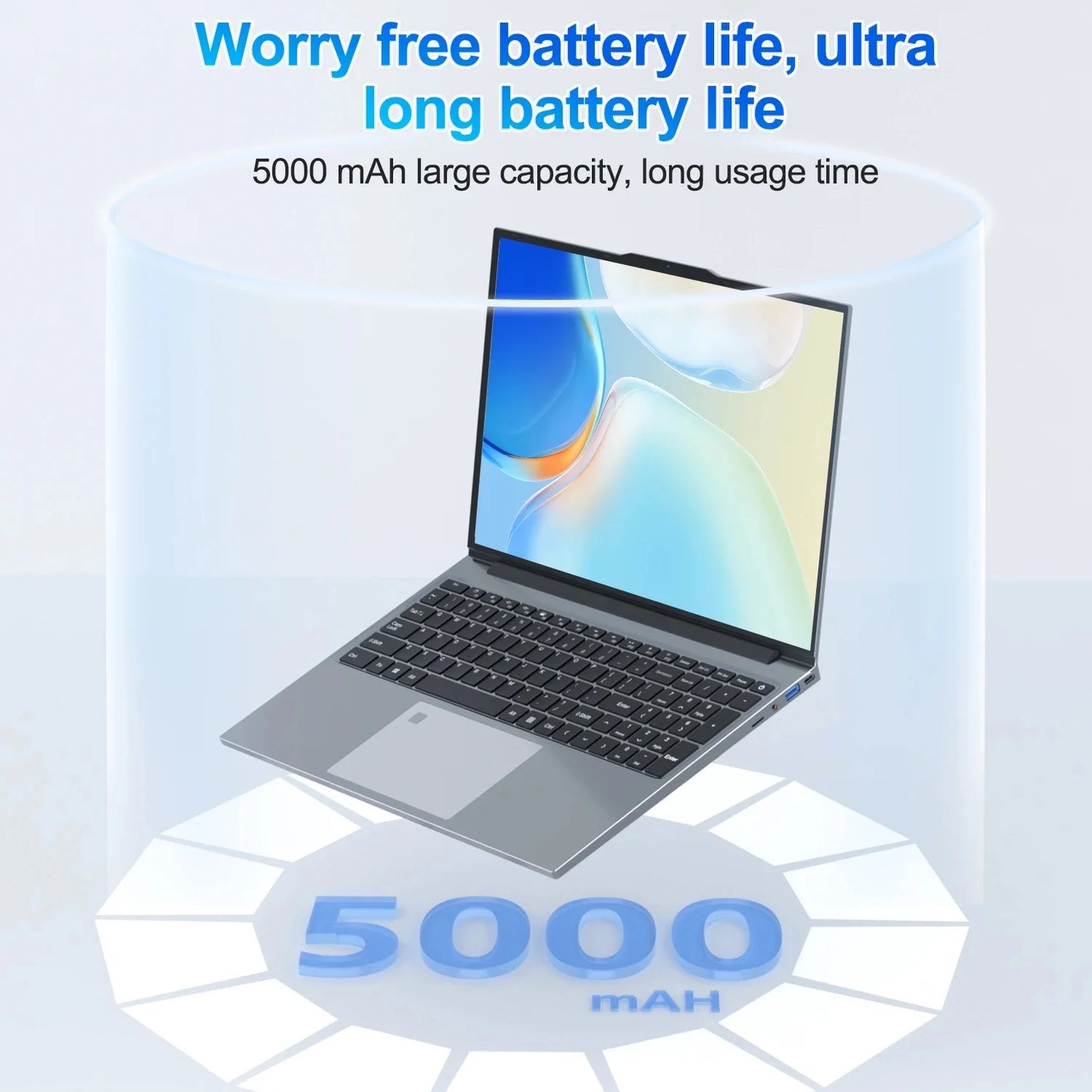 15.6" IPS Laptop Computer Intel Core i7 6500U i3 6100U Win11 Backlit Keyboard Fingerprint PC 16GB RAM 1TB SSD Notebook PC Gamer