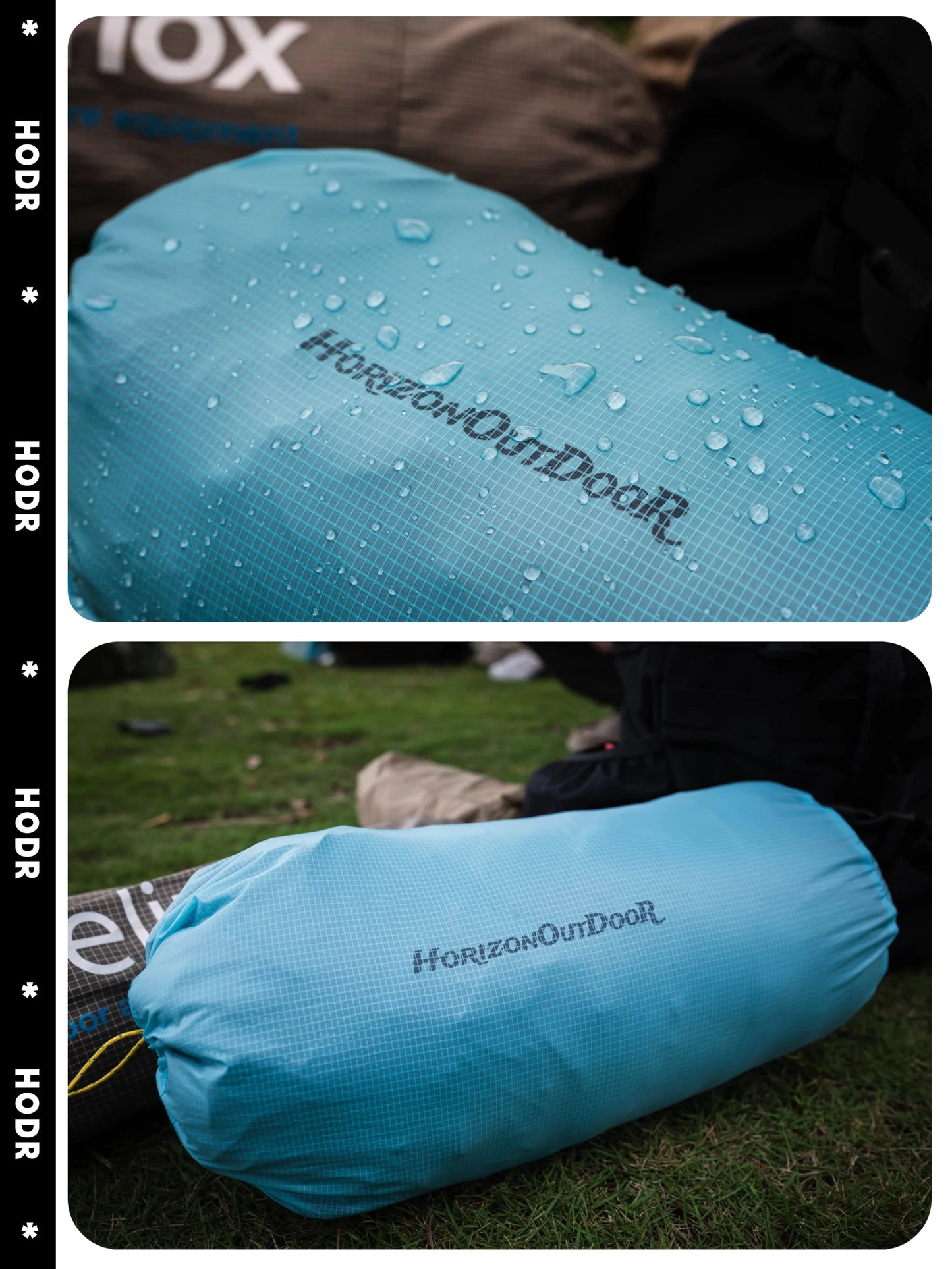 [HODR] Ultralight Stuff Sack Ultra-SIL Ripstop Water-Resistant Ultralight Ditty Bags Drawstring for Traveling Hiking Backpacking