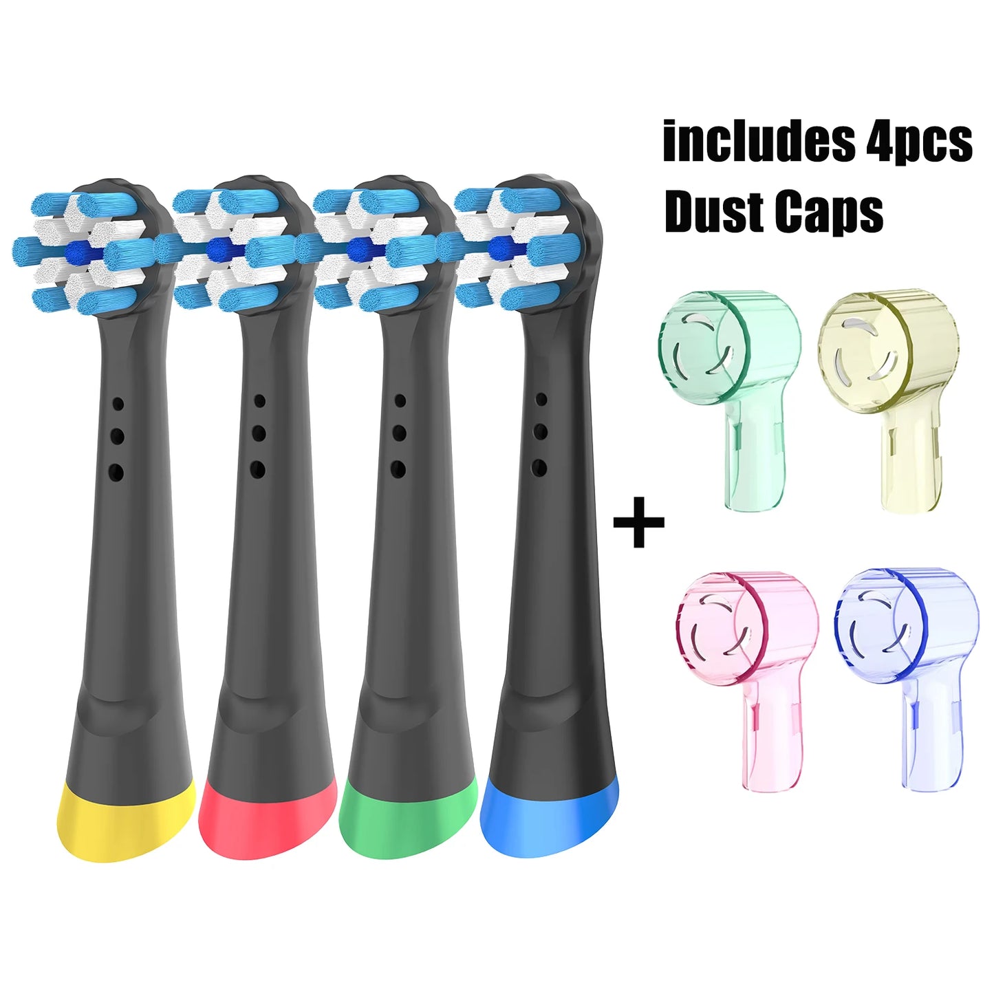 Replacement Brush Heads Compatible with Oral-B iO 3/4/5/6/7/8/9/10 Series Electric Toothbrush
