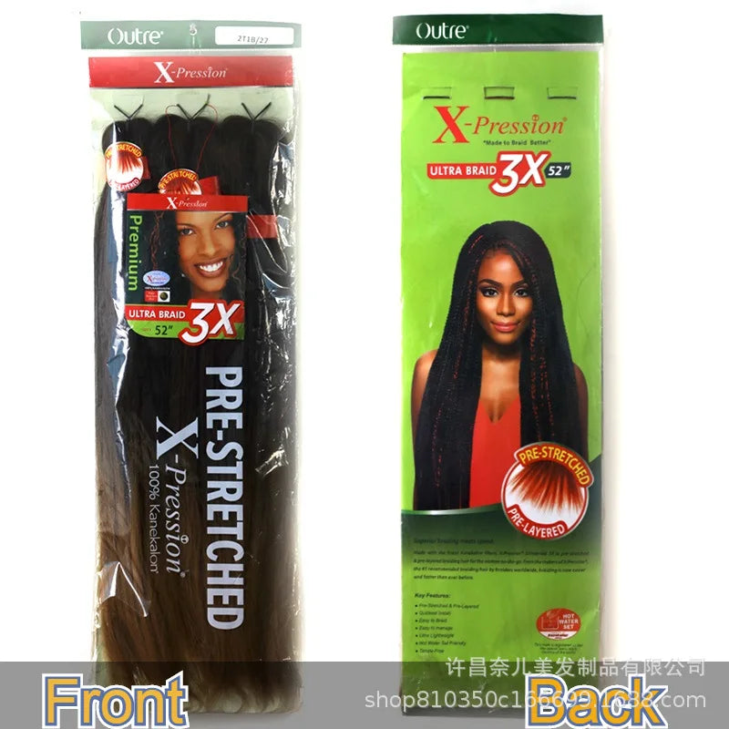 Ez Dirty Braid 3-pack 26-inch 270g Low-temperature Silk African American European Large Braids Easy Braid Hair