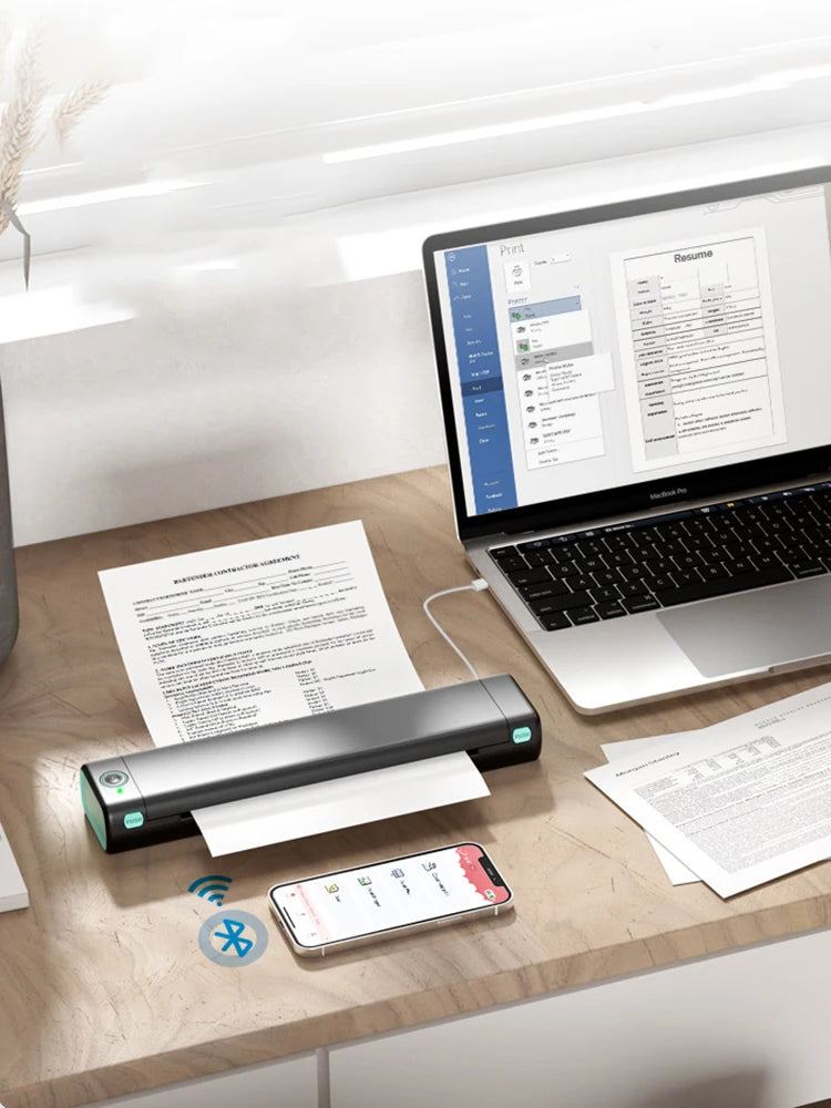 Wireless Tattoo Stencil Printer, Thermal Transfer Tattoo Machine Supports Tattoo Transfer Paper Stencil Printer For Tattooing Co