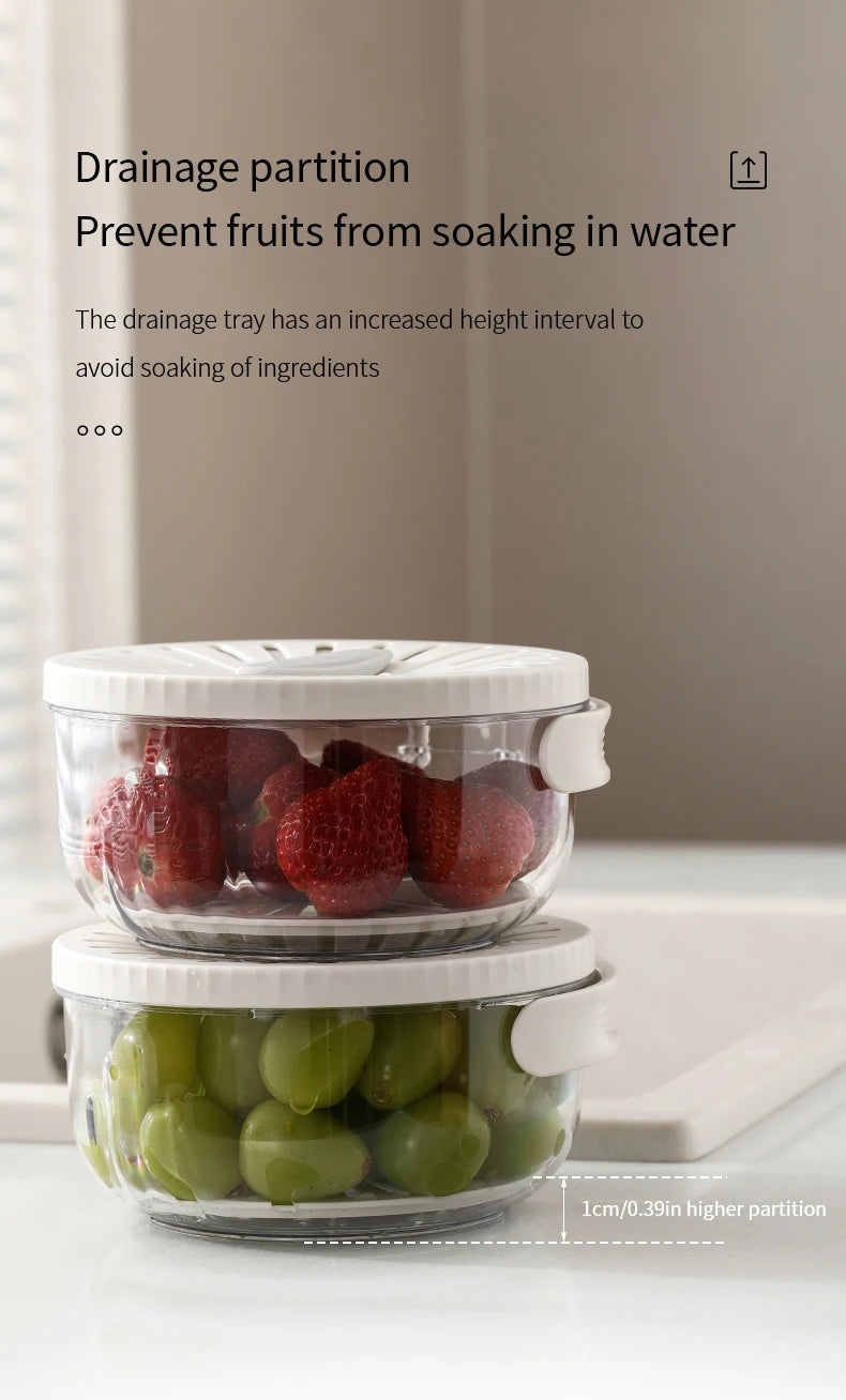 Folding Handle Drain Basket with Lid Fruit Vegetable Washing Bowl Kitchen Washing Basket Plastic Colander Water-Filtering Basin