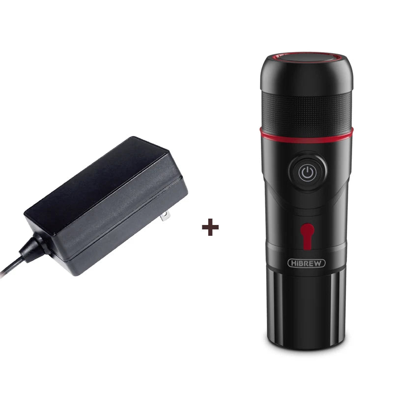 HiBREW AC/DC Adapter / Portable Travel bag / Holder For Car Coffee Maker Portable Espresso Machine