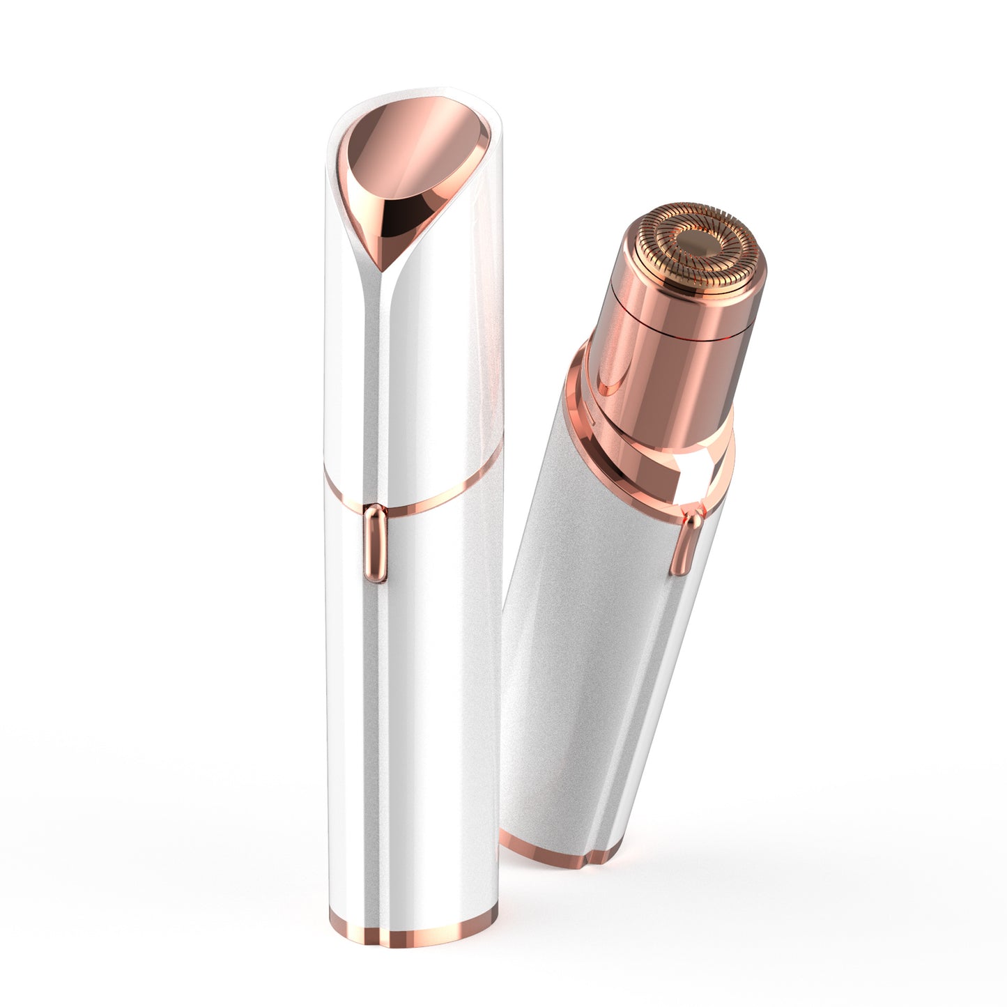 Conduroma Women's Painless Facial Hair Remover - Cordless, AA Battery-Powered (Not Included), with Elegant Metallic Finish - for Face, Upper Lip, Chin, Bikini Line - Travel-Friendly Grooming Tool, Sleek Design, Smooth Finish