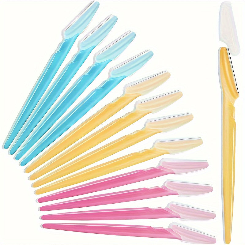 Set of 3 to 24 Eyebrow Razors And Facial Hair Trimmers, Grooming Kit for Both Men And Women to Remove Facial Hair.