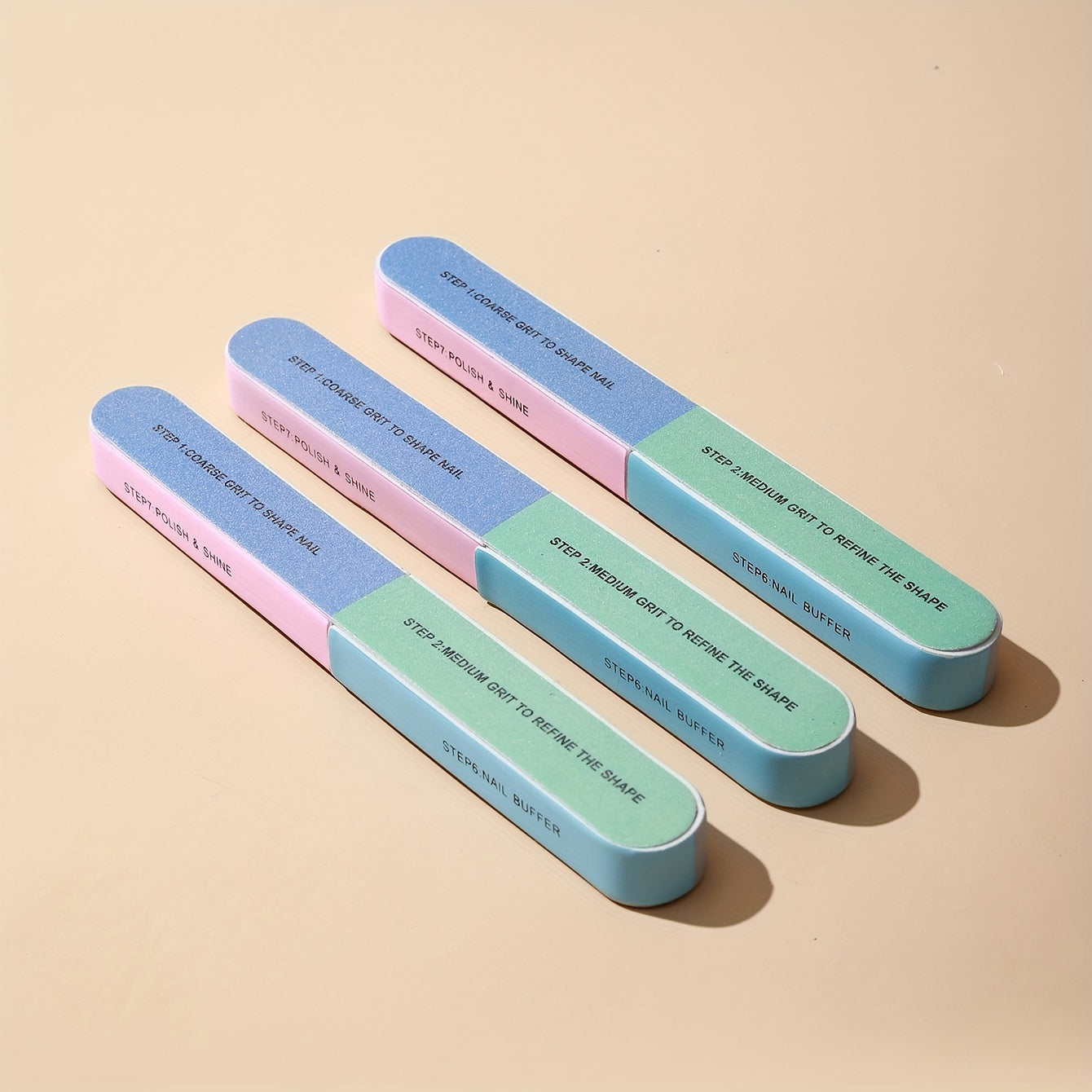7 Sides Nail Cuticle Polish Strip Tool - Easy Manicure and Pedicure with Clean Cut