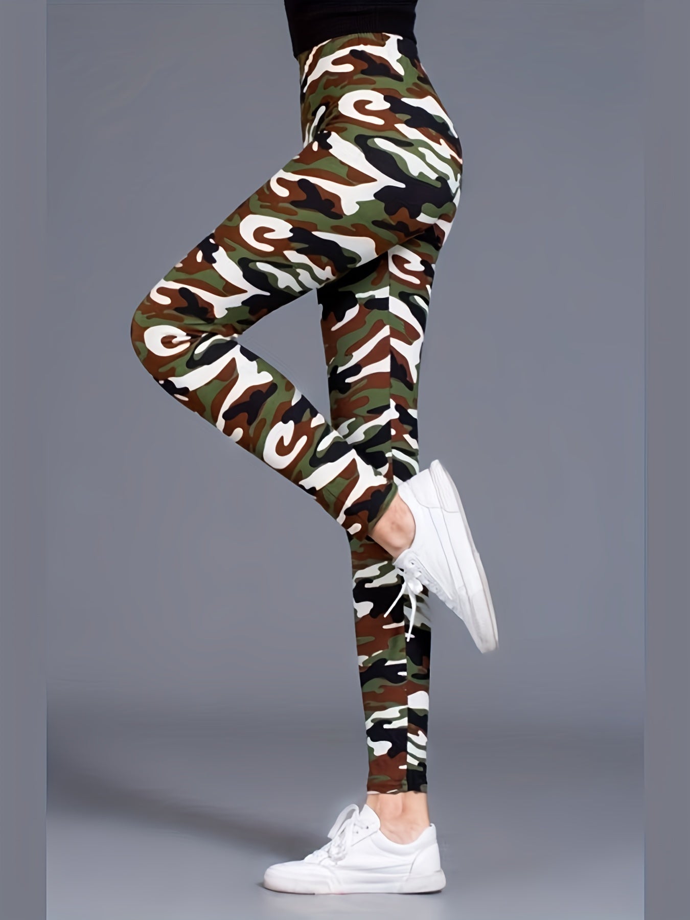 [Floral Leggings] High Waist Floral Printed Women's Leggings | Casual Sweatpants Pants