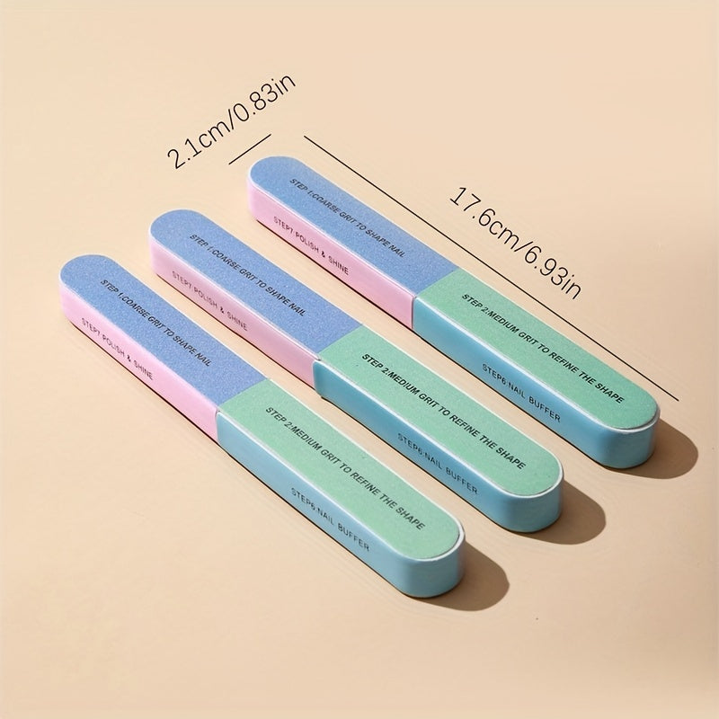 7 Sides Nail Cuticle Polish Strip Tool - Easy Manicure and Pedicure with Clean Cut