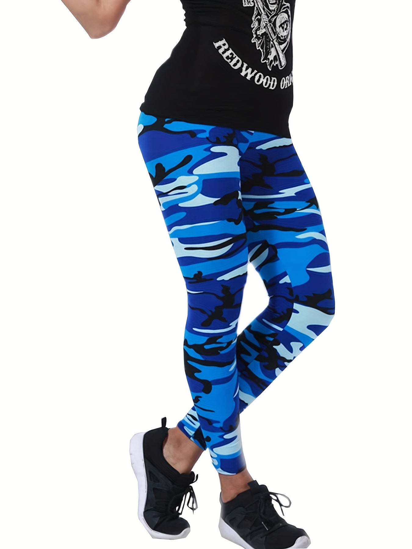 [Floral Leggings] High Waist Floral Printed Women's Leggings | Casual Sweatpants Pants